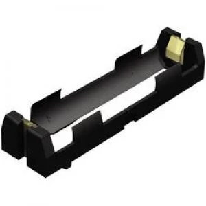 image of Battery tray 1x 18650 Through hole L x W x H 77 x 20.65 x 14.86mm Keystone 1043