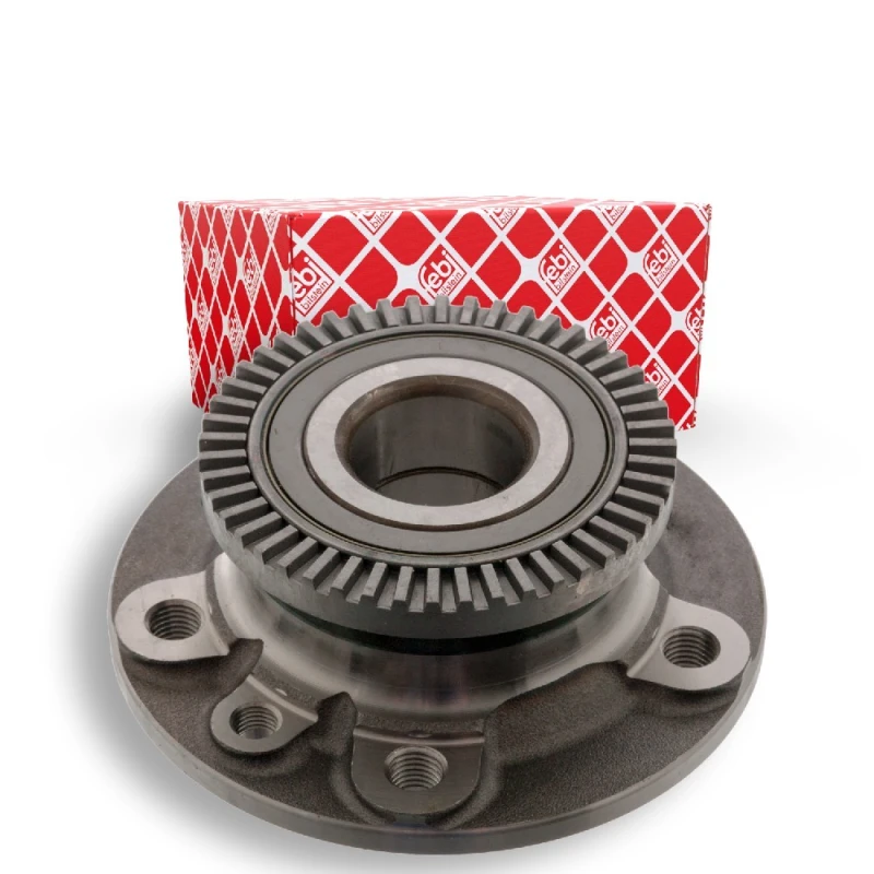 Image of FEBI BILSTEIN 05117 Wheel bearing kit Front Axle Right, with ABS sensor ring Wheel Bearing Kit (654)