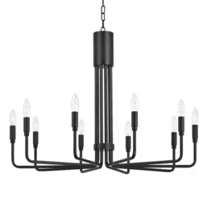 Image of Brigitte 10 Light Large Pendant Old Bronze