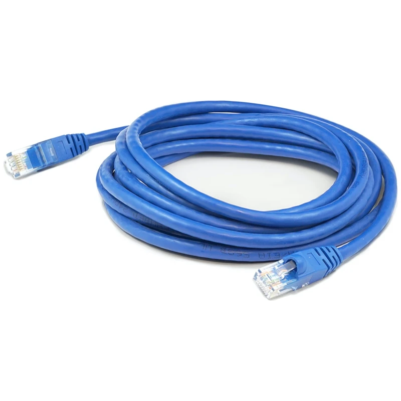 Image of AddOn Networks 7ft RJ-45 (Male) to RJ-45 (Male) Straight Blue Cat6 UTP