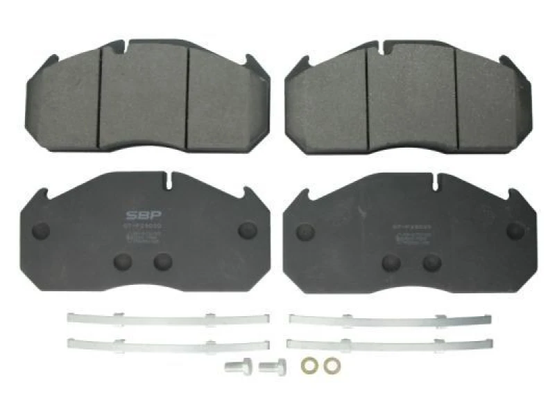 Image of SBP 07-P29030 Brake pad set Front Axle, not prepared for wear warning indicator Brake Pad Set,disc brake (402)