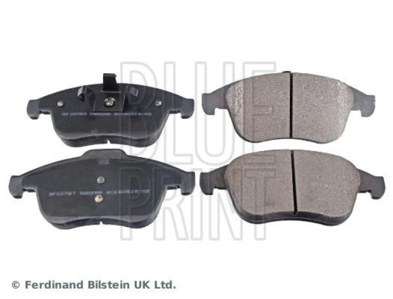 Image of Blue PRINT Brake pad set Blue PRINT ADR164211