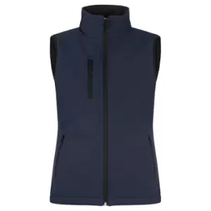 Image of Clique Womens/Ladies Softshell Panels Gilet (XL) (Dark Navy)