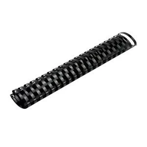 Image of 5 Star Office Binding Combs Plastic 21 Ring 425 Sheets A4 50mm Black Pack 50