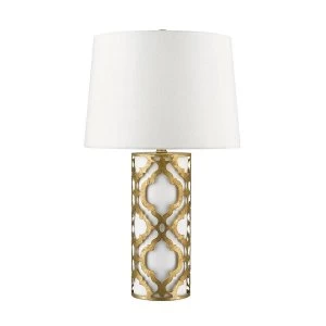 Image of 1 Light Table Lamp Gold, E27