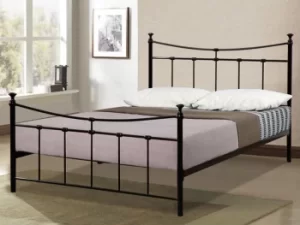 image of Birlea Emily 4ft6 Double Black Metal Bed Frame