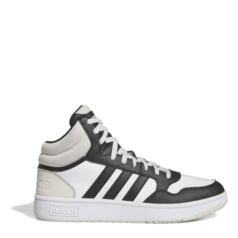 Image of adidas Hoops 3.0 Mid Classic Vintage Shoes Mens Ftwr White male 7.5 (41.3)