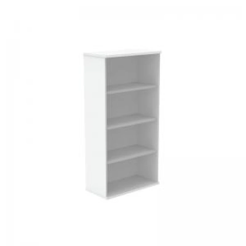 Image of Astin Bookcase 3 Shelves 800x400x1592mm Arctic White KF823810