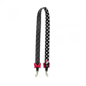 Image of Loungefly Disney Aop Minnie Reversible Bag Strap