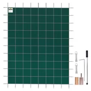 Image of VEVOR Pool Safety Cover Inground Pool Cover 18x42ft, Rectangle Safety Pool Cover