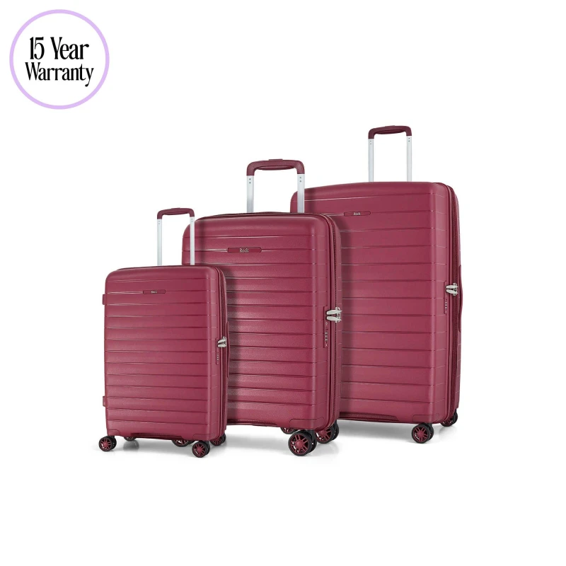 Image of Rock Rock Palma Suitcase Burgundy Burgundy unisex Large