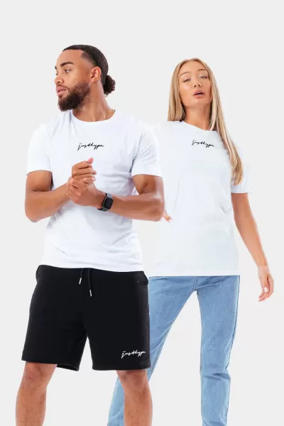 Image of Hype Adult Essential Scribble Logo T-Shirt - Blue