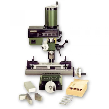 Image of Proxxon FF 230 Micro Mill - 4 Piece Proxxon Milling Cutter Set 2,3,4 & 5mm - 24610
