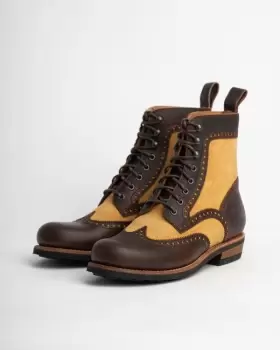 Image of ROKKER Frisco Brogue Boot Ltd. Brown Beige 45