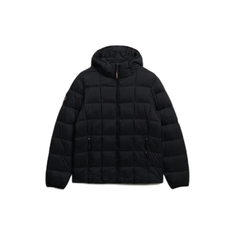 Image of Superdry Puffer jacket Superdry Fuji Lite Noir Male S