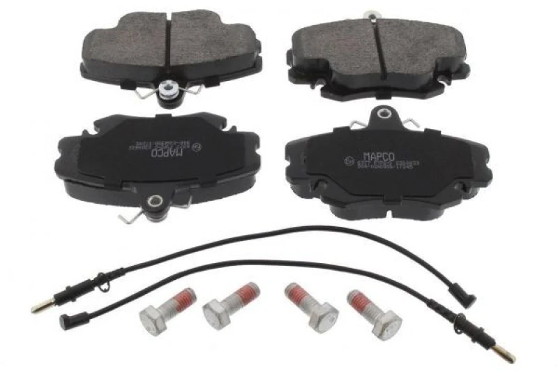 Image of MAPCO 6377 Brake pad set Front Axle, incl. wear warning contact Brake Pad Set,disc brake (402)