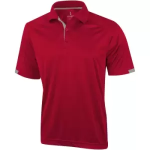 Elevate Mens Kiso Short Sleeve Polo (XXL) (Red)