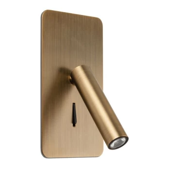 Image of Faro SUAU - Integrated LED Reading Light Wall Light Bronze, 3000K