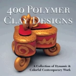Image of 400 polymer clay designs a collection of dynamic and colorful contemporary