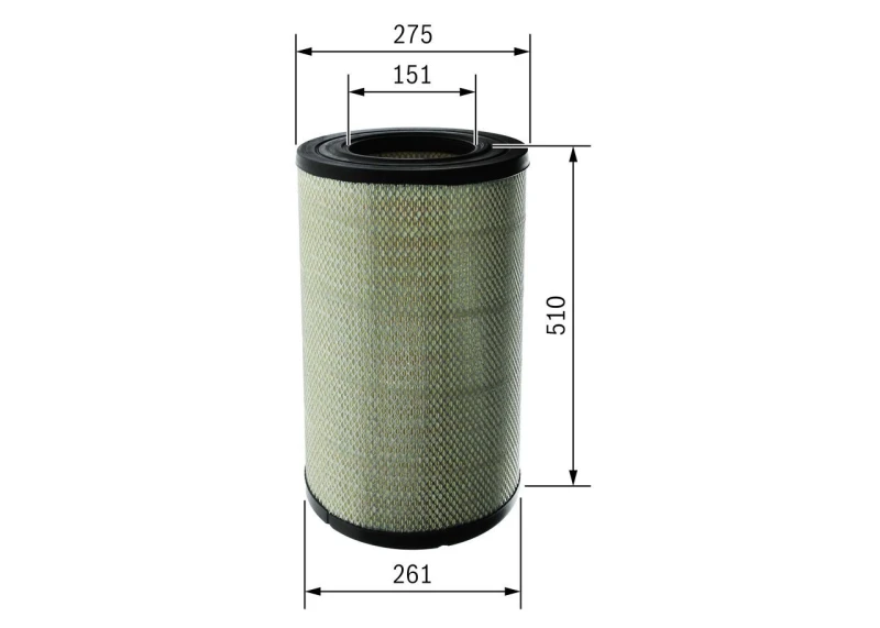 Image of Air filter Bosch F 026 400 678