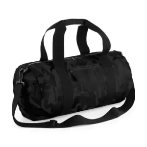 Image of Bagbase Camouflage Barrel / Duffle Bag (20 Litres) (One Size) (Midnight Camo)