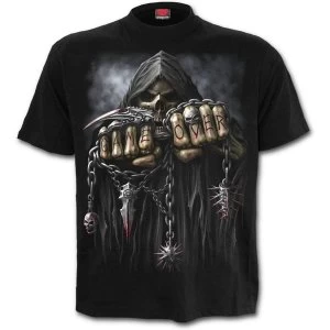 Image of Game Over Mens Large T-Shirt - Black