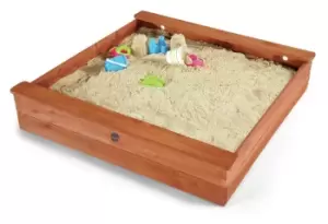 Image of Plum Square Wooden Sand Pit