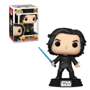 image of Star Wars The Rise of Skywalker Ben Solo w/ Blue Lightsaber Funko Pop Vinyl