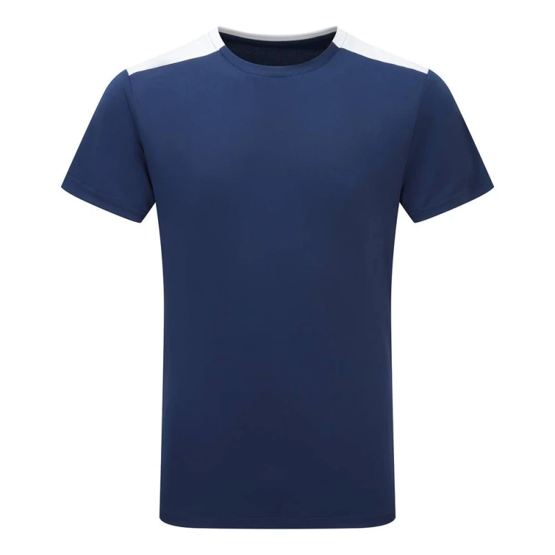 Image of TriDri Mens Performance Contrast T-Shirt in Navy Size: Large Navy Male L