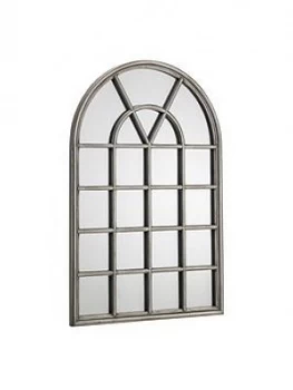 image of Julian Bowen Opus Pewter Window Mirror