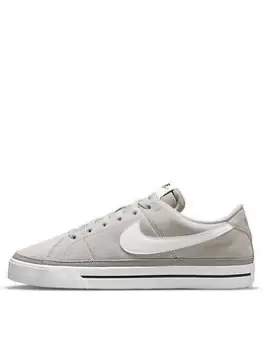 Image of Nike Court Legacy Suede, Grey/White, Size 11, Men