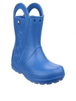 Image of Crocs Boys Handle It Wellington Boots - Blue