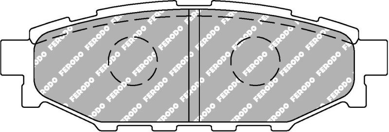 Image of Brake pad set FERODO RACING FCP1947H