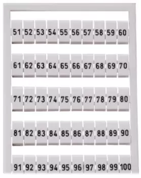 Image of Wago 209 Marker Strip for use with Terminal Blocks