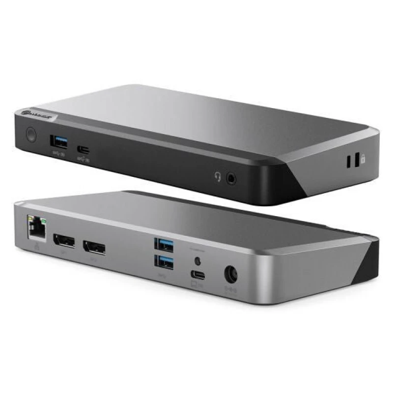 Image of ALOGIC DUPRMX2-WW notebook dock/port replicator Wired USB 3.2 Gen 1 (3.1 Gen 1) Type-C Grey Black