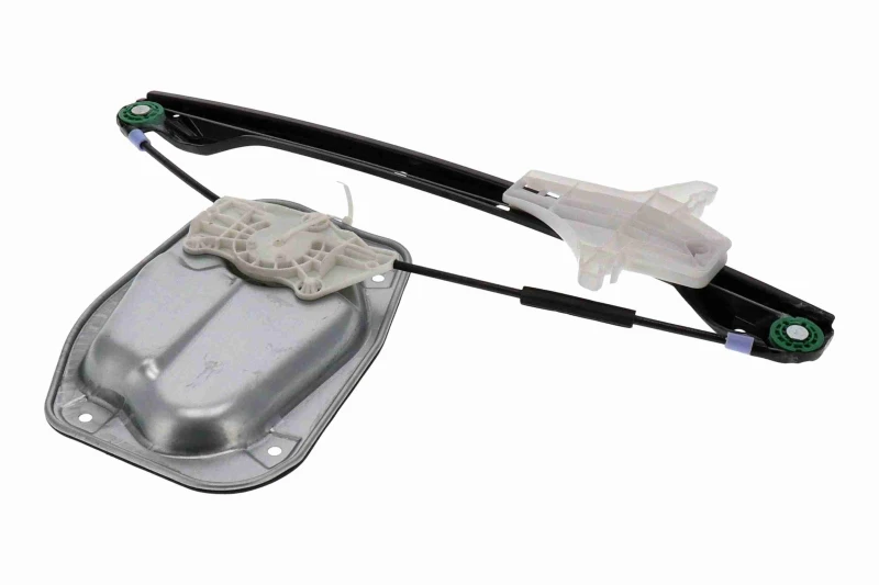 Image of VAICO V10-7625 Window regulator Original VAICO Quality Right Rear, Operating Mode: Electric, without electric motor, with bolted-on plate Window Wind