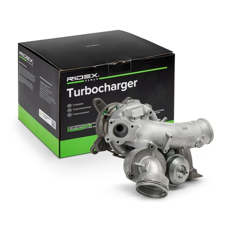 Image of RIDEX REMAN 2234C10017R Turbocharger without fastening/mounting material Charger,charging system (2234)