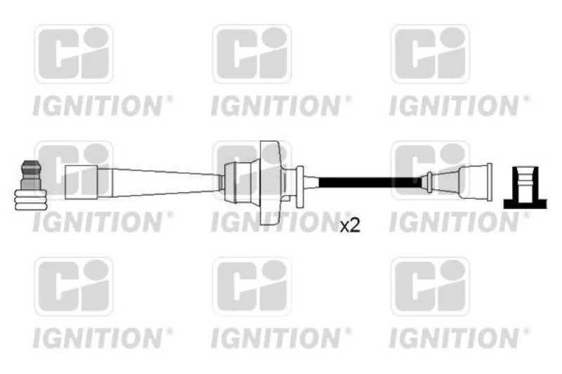 Image of QUINTON HAZELL Ignition lead set QUINTON HAZELL XC1227