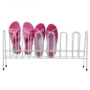 image of Delfinware 7 Pair Shoe Rack in White