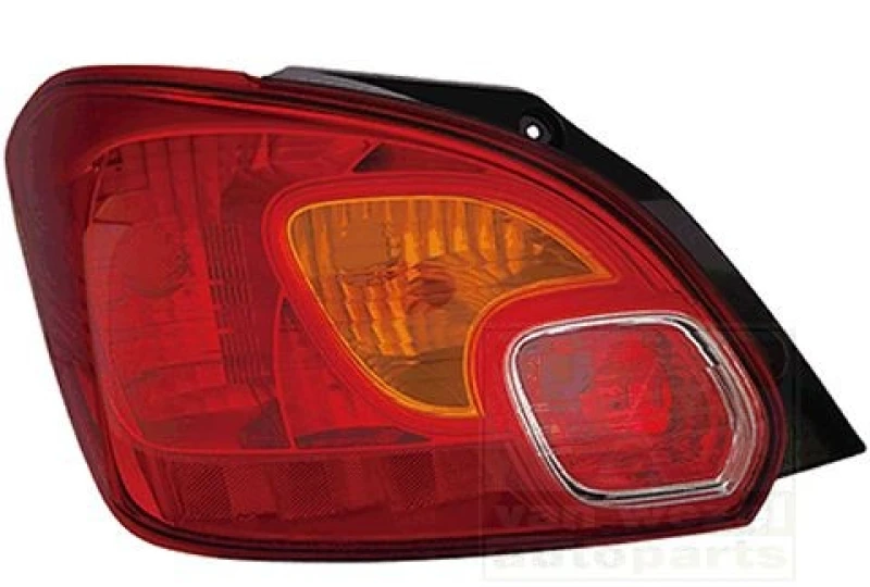Image of VAN WEZEL 3263931 Rear light without bulb holder, Left Combination Rearlight (391)