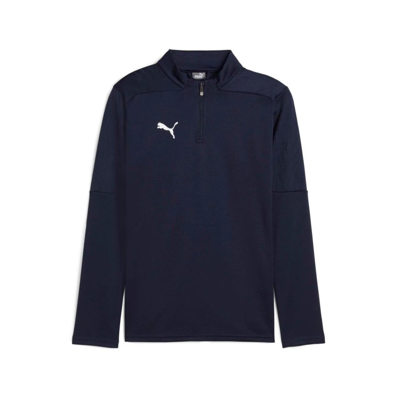 Image of Puma TeamFINAL Training quarter Zip Top Navy male 07-Aug