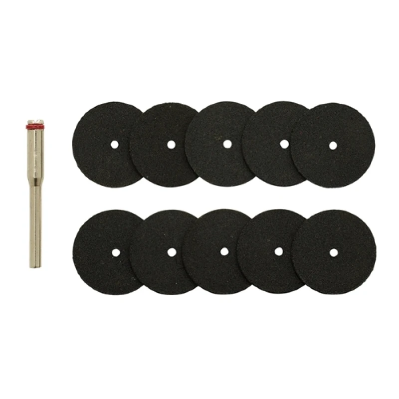 Image of Draper Cutting Wheels and Holder for D20 Engraver/Grinder (10 Piece) 8957