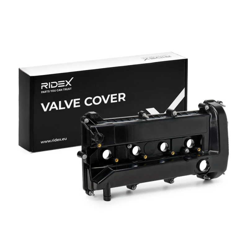 Image of RIDEX 977C0057 Rocker Cover with gasket/seal, with bolts/screws Rocker Cover (977)