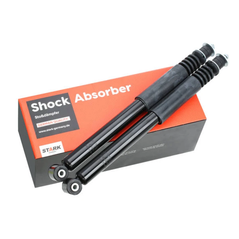 Image of STARK SKSA-0132664 Shock absorber Rear Axle, Gas Pressure, Twin-Tube, Telescopic Shock Absorber, Bottom eye Shock Absorber (854)