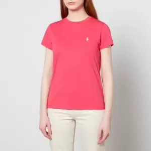 Image of Polo Ralph Lauren Womens Mini Logo T-Shirt - Hot Pink - L