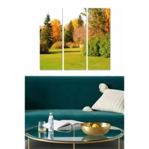 Image of MDF110664887 Multicolor Decorative MDF Painting (3 Pieces)
