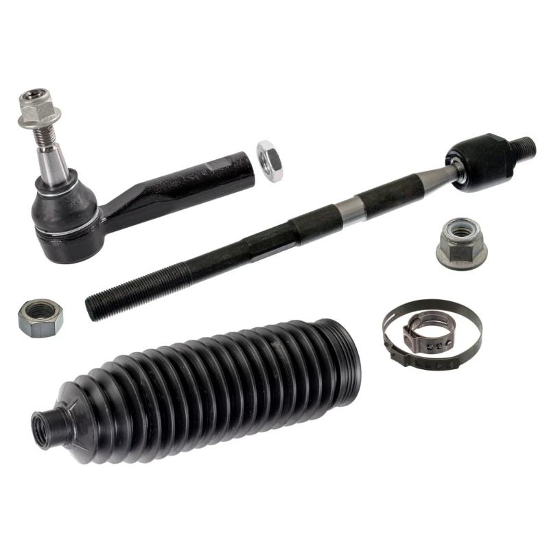 Image of FEBI BILSTEIN 44338 Tie Rod Front Axle Right, with nuts, with bellow Rod Assembly (284)