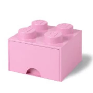 image of LEGO Storage 4 Knob Brick - 1 Drawer (Light Purple)