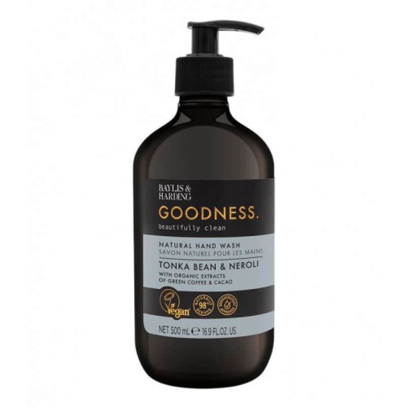 Image of Baylis & Harding Goodness Tonka Bean & Neroli Hand Wash 500 ml