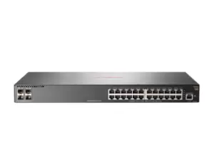 Image of Aruba, a HP Enterprise company Aruba 2930F 24G 4SFP+ Managed L3 Gigabit Ethernet (10/100/1000) 1U Grey(JL253A)